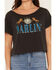 Image #3 - Idyllwind Women's Darlin' Off The Shoulder Short Sleeve Graphic Tee, Black, hi-res