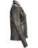 Image #2 - Milwaukee Leather Women's Lightweight Long Length Vented Biker Jacket - 3X, Black, hi-res