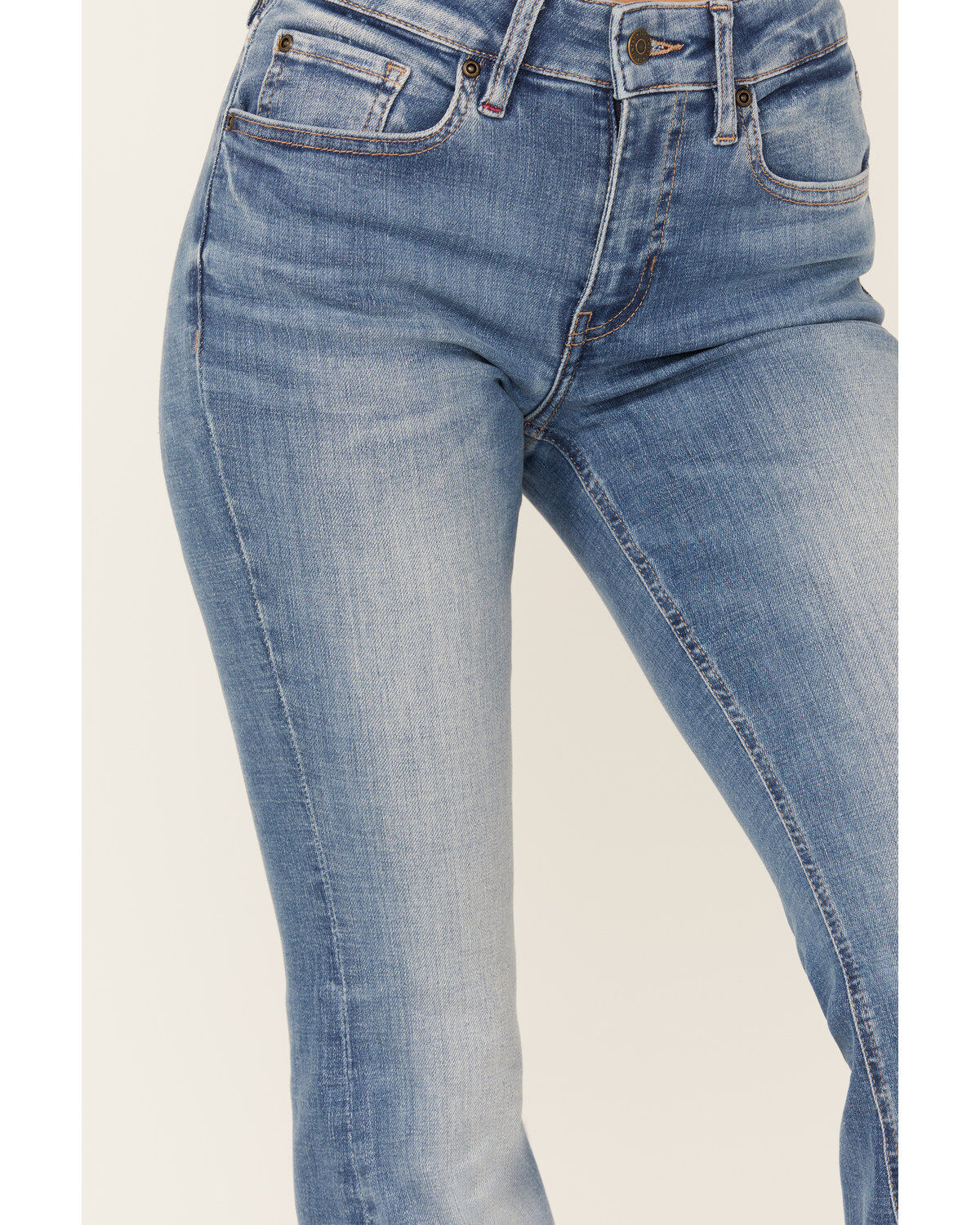 Image #2 - Idyllwind Women's Al To Vista Medium Wash Mid Rise Bootcut Stretch Denim Jeans, Medium Wash, hi-res
