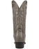 Image #5 - El Dorado Men's Exotic Ostrich Leg Tall Western Boots - Round Toe, Grey, hi-res