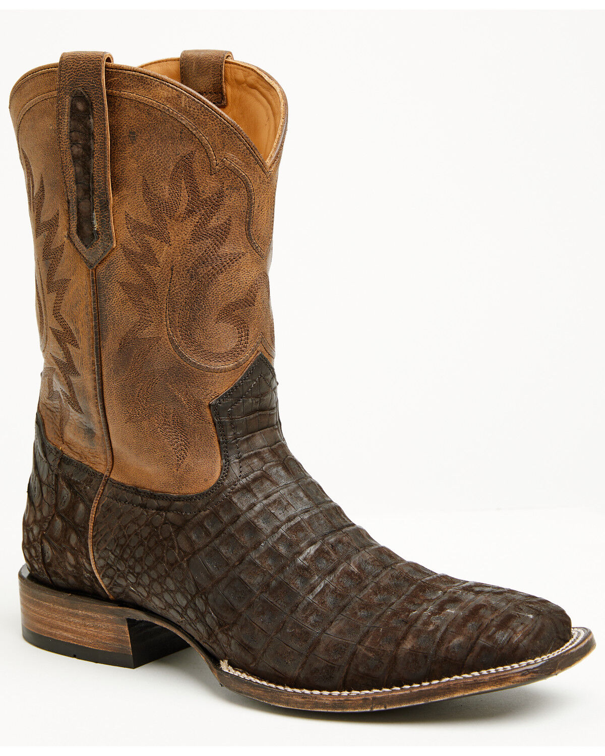 Cody James Black 1978&reg; Men's The Hayward Exotic Caiman Belly Western Boots - Broad Square Toe, Brown, hi-res