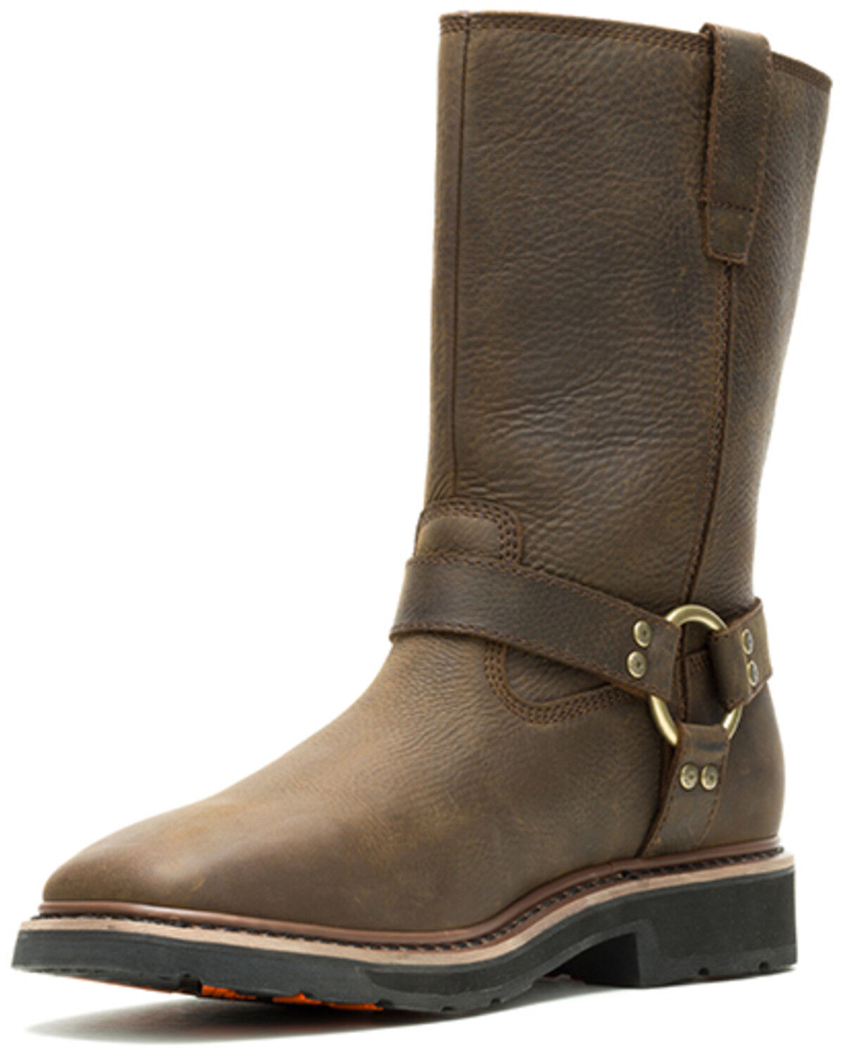 Image #4 - Harley Davidson Men's Altman Harness Waterproof Motorcycle Boots - Broad Square Toe, Brown, hi-res