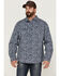 Image #1 - Brothers and Sons Men's All-Over Print Long Sleeve Button-Down Western Shirt, Navy, hi-res