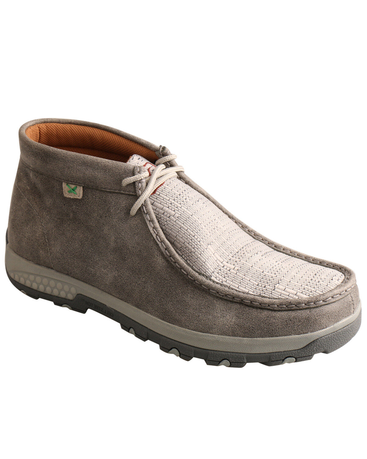 Image #1 - Twisted X Men's CellStretch Driving Shoes - Moc Toe, Grey, hi-res