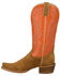 Image #3 - Tony Lama Men's Jax Suede Western Boots - Square Toe, Tan, hi-res