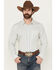 Image #1 - Gibson Trading Co Men's Luau Larry Geo Stripe Long Sleeve Button-Down Stretch Western Shirt, Ivory, hi-res