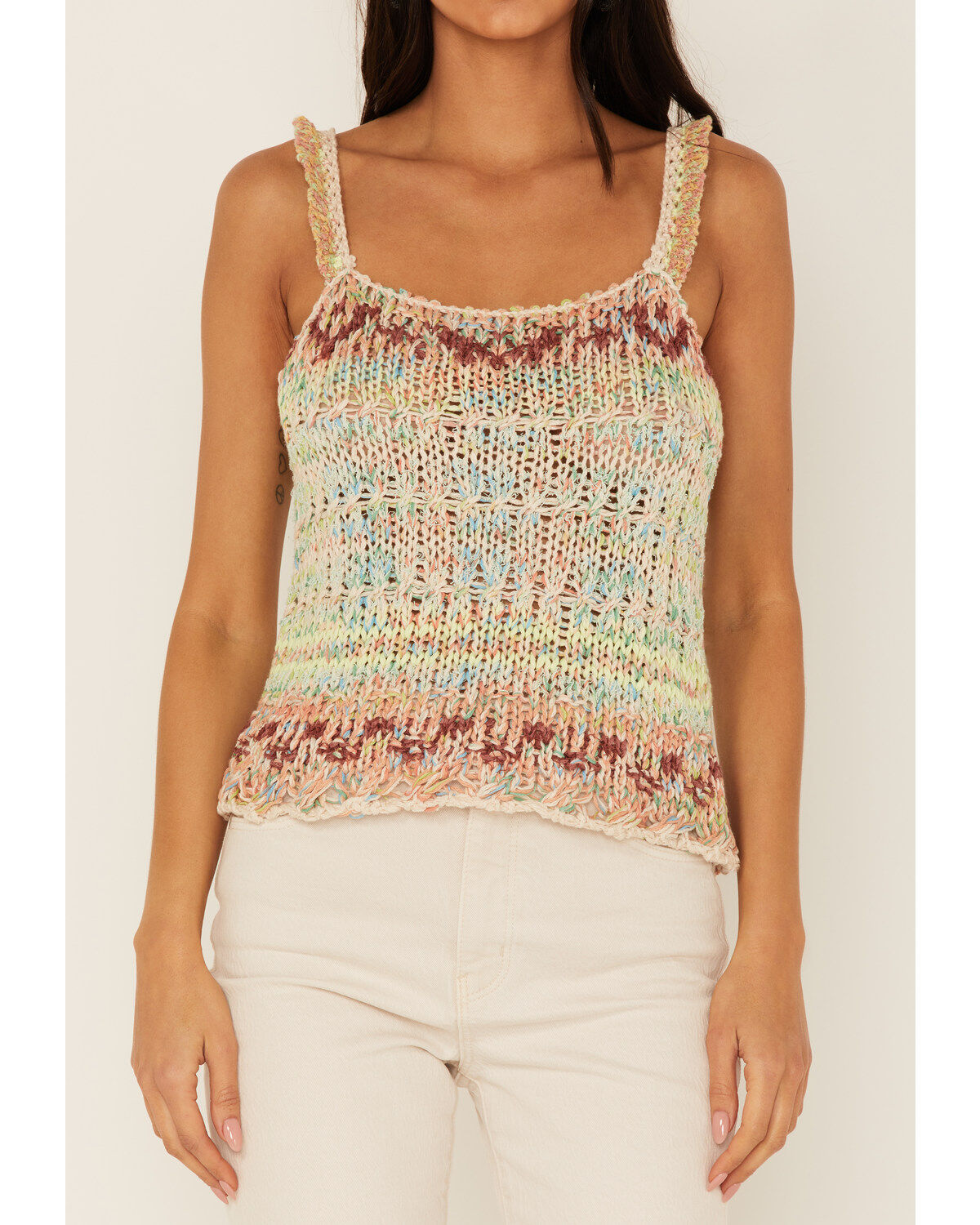 Image #3 - Free People Women's Palmetto Knit Tank, Multi, hi-res