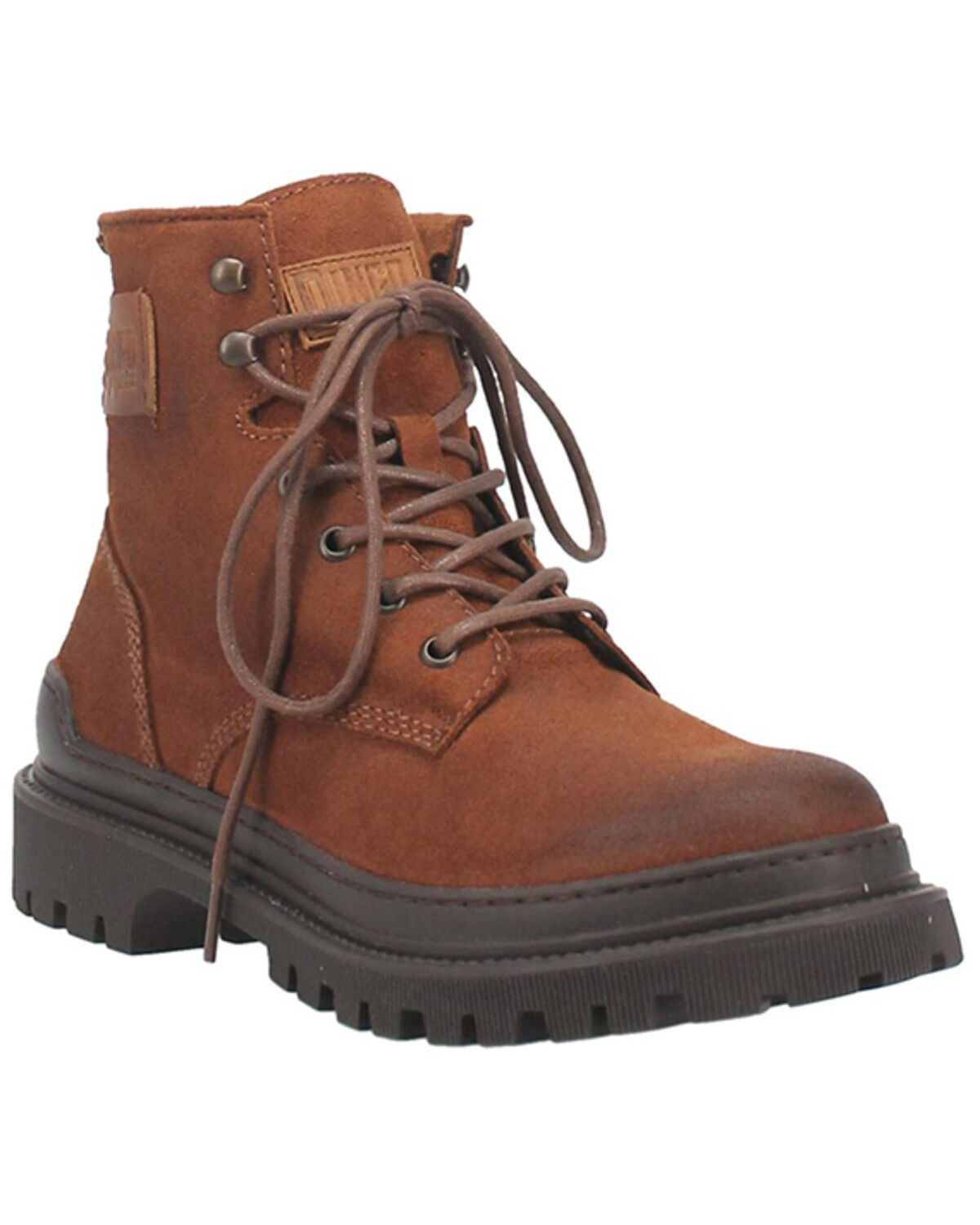 Dingo Men's High Country Lace-Up Hiking Boot - Round Toe, Brown, hi-res