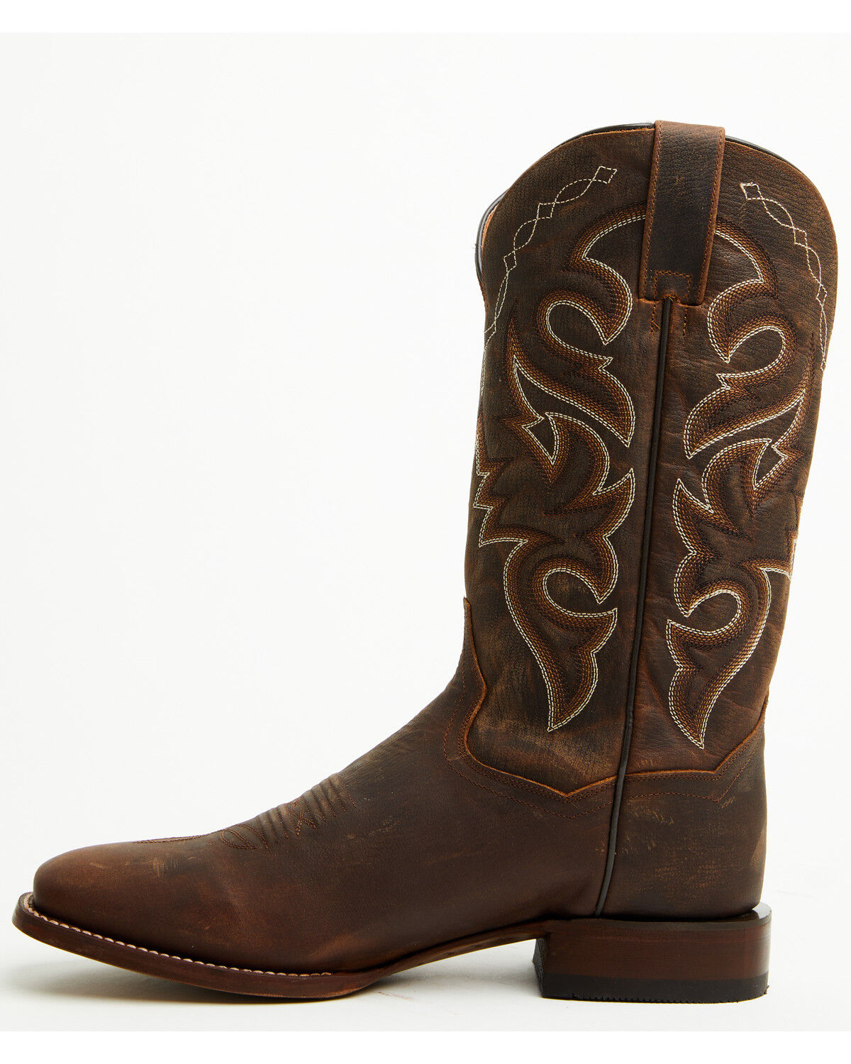 Image #3 - Dan Post Men's Remington Tall Western Boots - Square Toe, Brown, hi-res