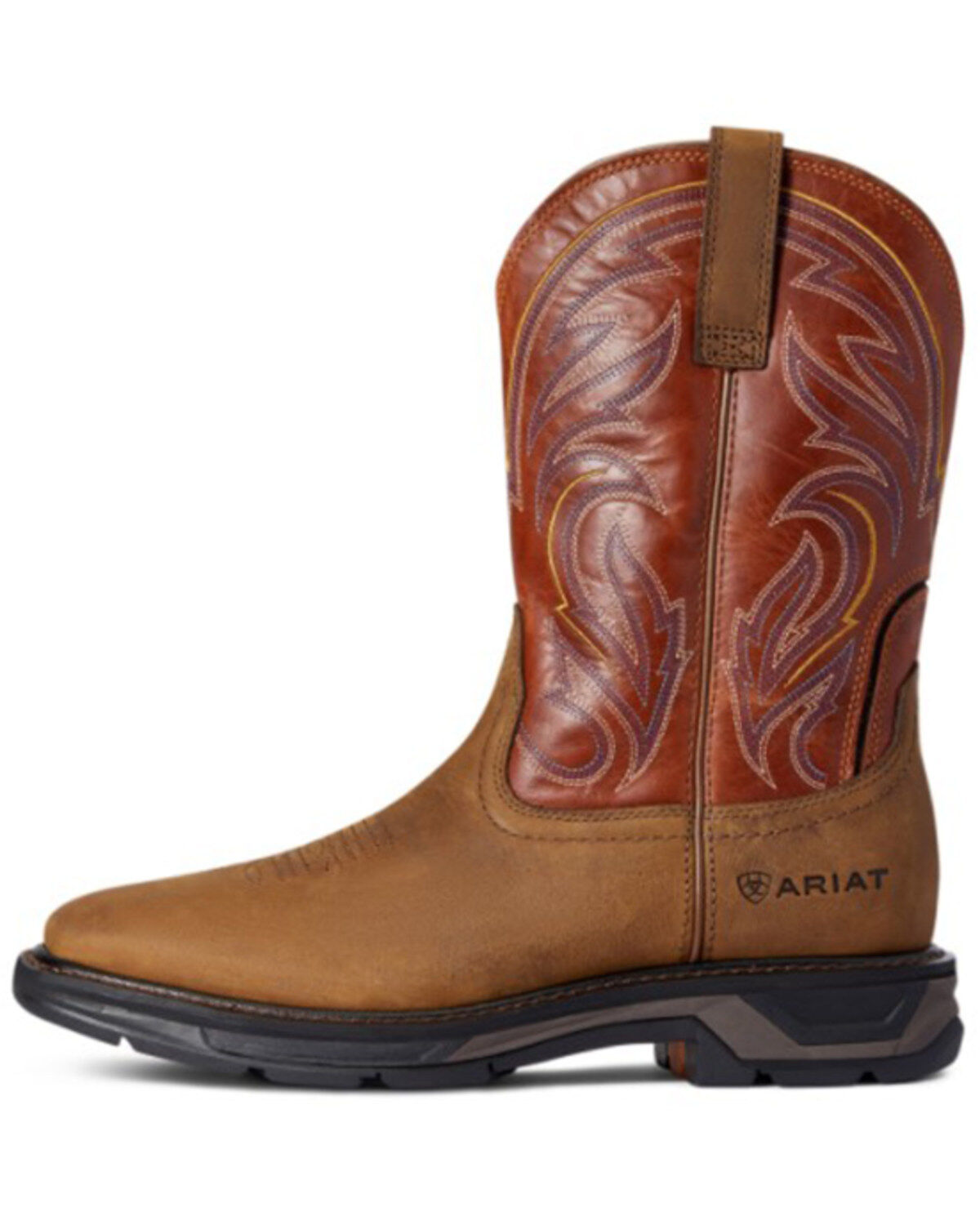 Image #2 - Ariat Men's WorkHog&reg; XT Cottonwood Western Work Boots - Soft Toe, Brown, hi-res