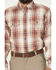 Image #3 - Carhart Men's FR Force Rugged Flex&reg; Loose Fit Midweight Plaid Print Long Sleeve Button-Down Work Shirt, Wine, hi-res