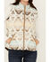 Image #3 - Outback Trading Co Women's Rosalie Southwestern Print Zip-Up Vest, Cream, hi-res