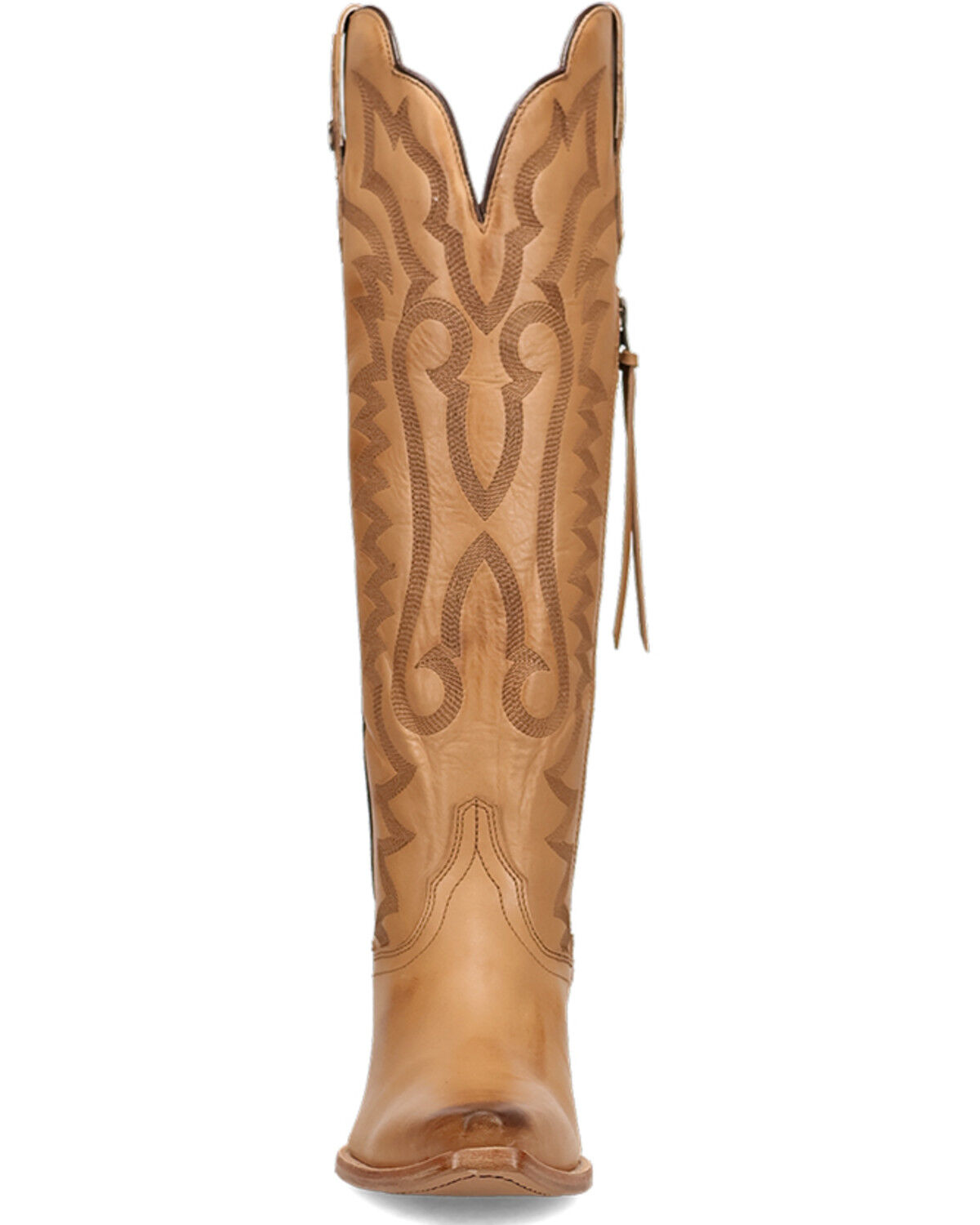 Image #4 - Dan Post Women's Heartland Tall Western Boots - Snip Toe, Tan, hi-res