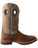 Image #2 - Twisted X Men's Tech X Western Boots - Broad Square Toe, Brown, hi-res