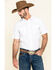 Image #1 - Gibson Men's White Water Short Sleeve Shirt - Tall, White, hi-res