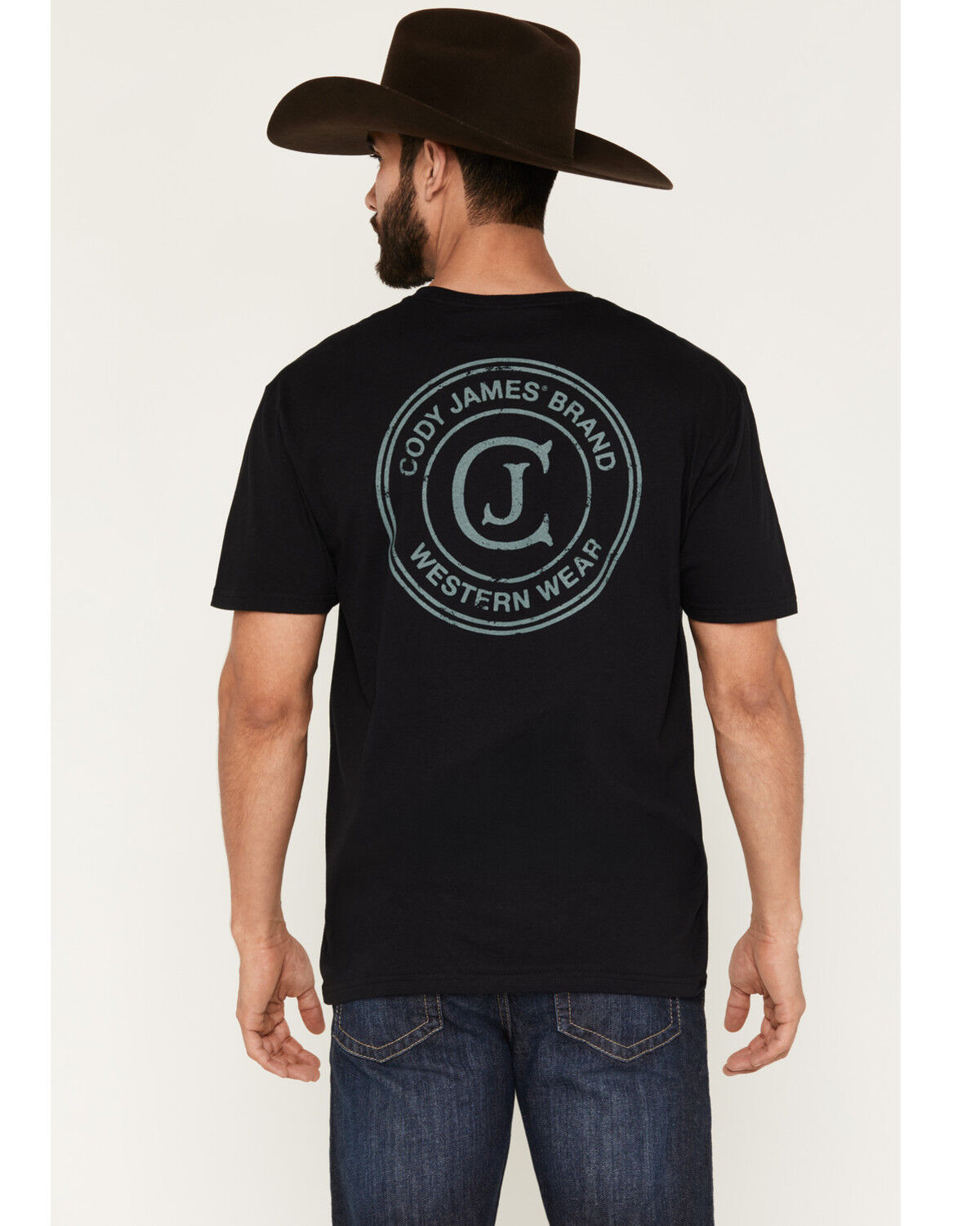 Cody James Men's Logo Short Sleeve graphic T-Shirt, Black, hi-res
