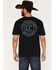 Image #1 - Cody James Men's Logo Short Sleeve graphic T-Shirt, Black, hi-res