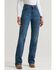 Image #1 - Wrangler Women's Emmy Dark Wash High Rise Rodeo Bootcut Stretch Denim Riding Jeans, Dark Wash, hi-res