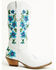 Image #2 - Dingo Women's Posie Western Boots - Snip Toe, Blue/white, hi-res