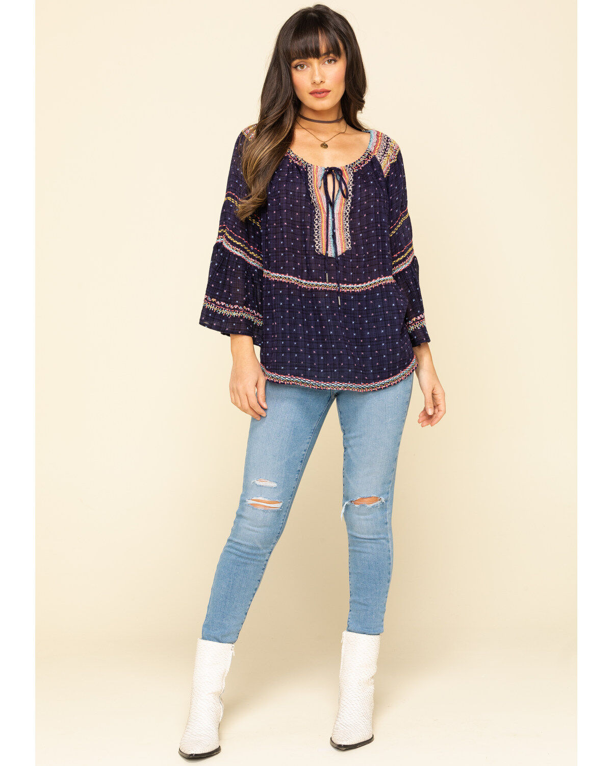 Image #6 - Levi&rsquo;s Women's 721 High Rise Skinny Jeans, Blue, hi-res