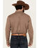 Image #4 - Cody James Men's Adkins Plaid Print Long Sleeve Button-Down Stretch Western Shirt - Big, Tan, hi-res