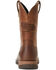 Image #3 - Ariat Boys' Anthem Patriot Distressed Western Boot - Square Toe, Brown, hi-res