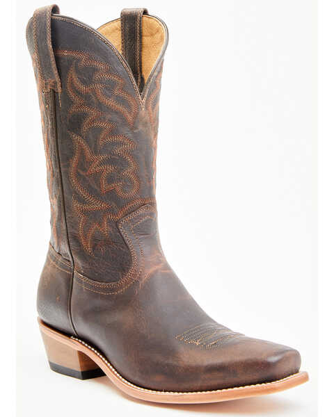 Image #1 - Moonshine Spirit Men's Cutaway Western Boots - Square Toe, Brown, hi-res