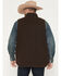 Image #4 - Cody James Men's Miller Sherpa Lined Wool Vest, Brown, hi-res