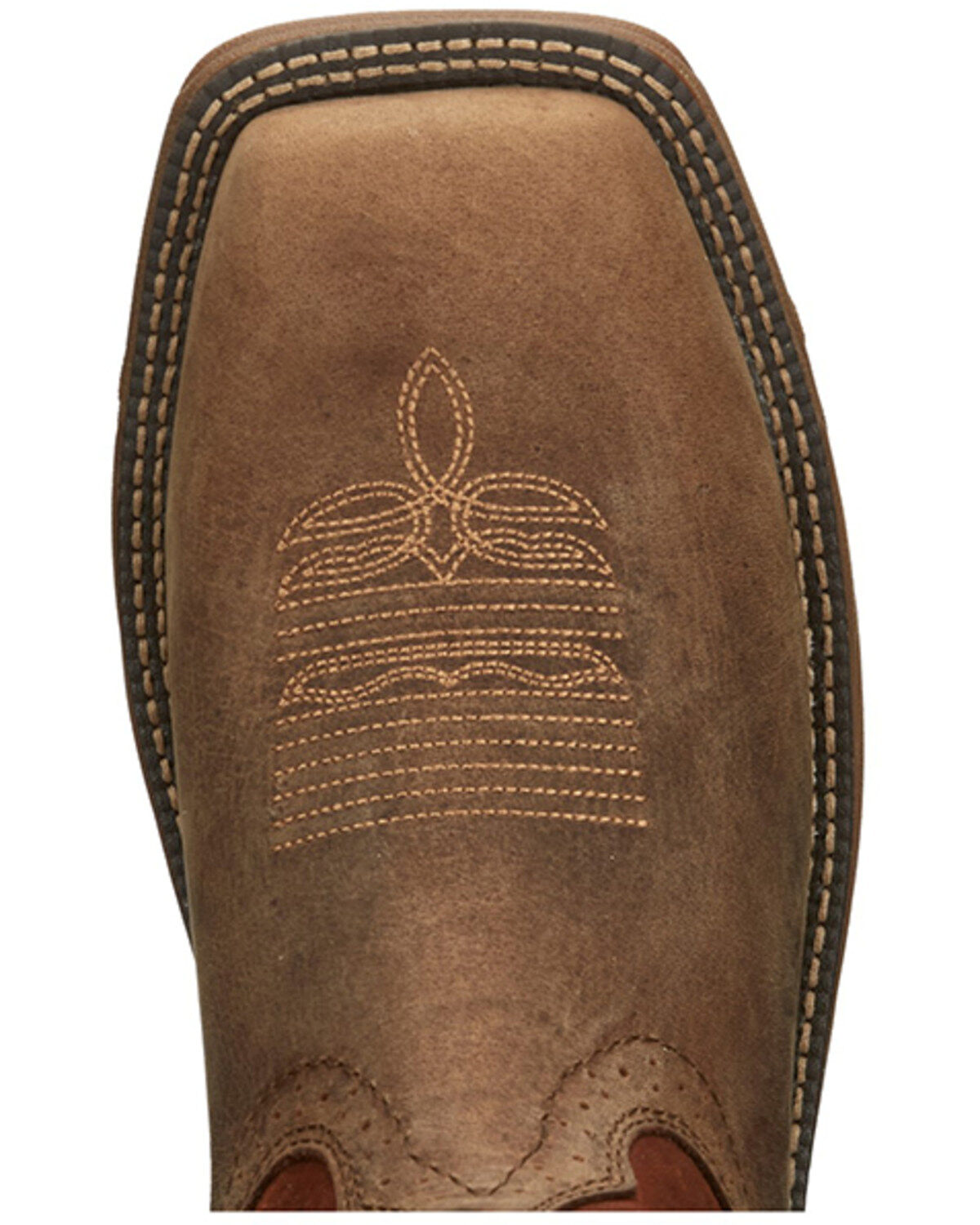 Image #6 - Justin Men's Stampede Rush Western Boots - Broad Square Toe, Tan, hi-res