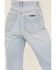 Image #4 - Rolla's Women's Light Wash High Rise Distressed Ella Straight Jeans, Blue, hi-res
