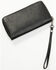 Image #4 - Idyllwind Women's Esperanza Longhorn Wristlet Wallet , Black, hi-res