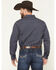 Image #4 - Gibson Trading Co Men's Zig Zag Geo Print Long Sleeve Button-Down Western Shirt, Navy, hi-res