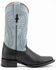 Image #3 - Ferrini Men's Smooth Quill Ostrich Exotic Boots - Broad Square Toe, Black, hi-res