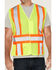 Image #3 - Hawx Men's 2-Tone Mesh Work Vest, Yellow, hi-res