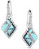 Image #1 - Montana Silversmiths Women's High Noon Cobblestone Earrings, Silver, hi-res
