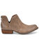 Image #2 - Born Women's Distressed Taupe Kerri Full-Grain Fashion Bootie - Round Toe, Taupe, hi-res