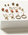 Image #1 - Shyanne Women's Golden Hour Crescent 7-Piece Earrings Set, Gold, hi-res