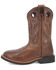 Image #3 - Dan Post Little Boys' Lil Dawson Western Boots - Round Toe, Brown, hi-res