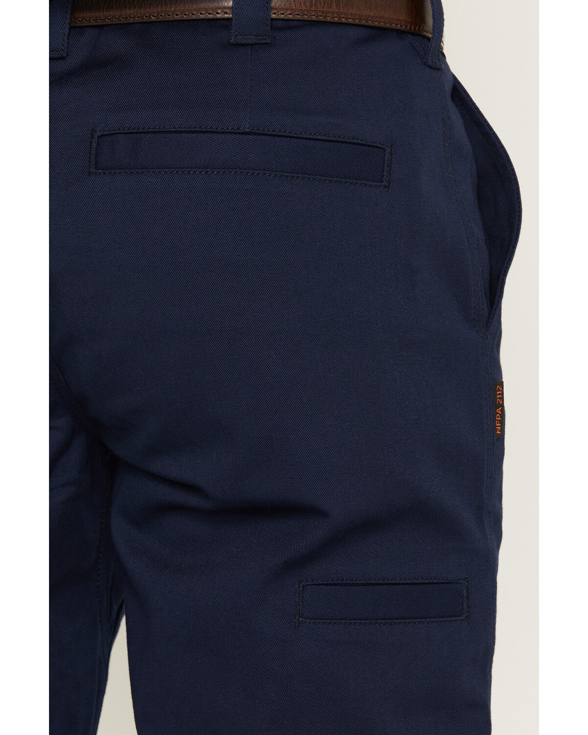 Image #4 - Hawx Men's FR Milwaukee Solid Straight Work Pants, Navy, hi-res