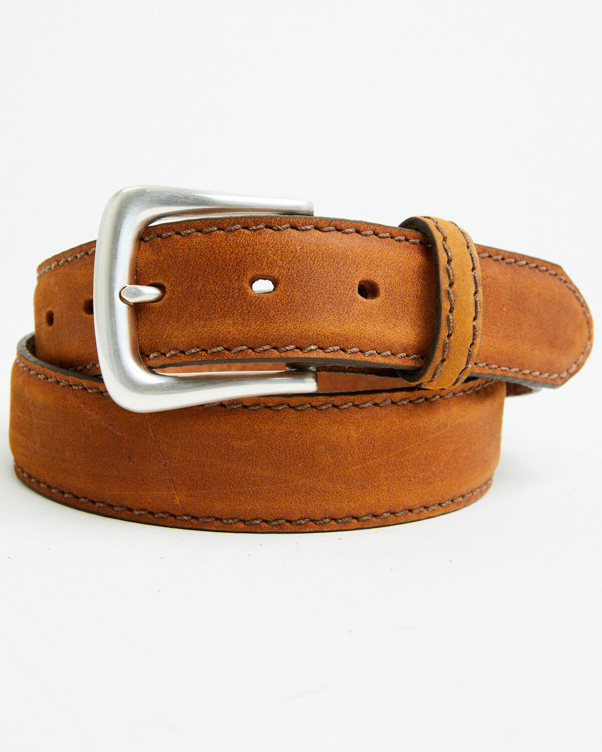 Justin Men's Work Sport Belt, Brown, hi-res