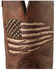 Image #6 - Ariat Men's Cliff Sport All Country Western Performance Boots - Broad Square Toe, Brown, hi-res