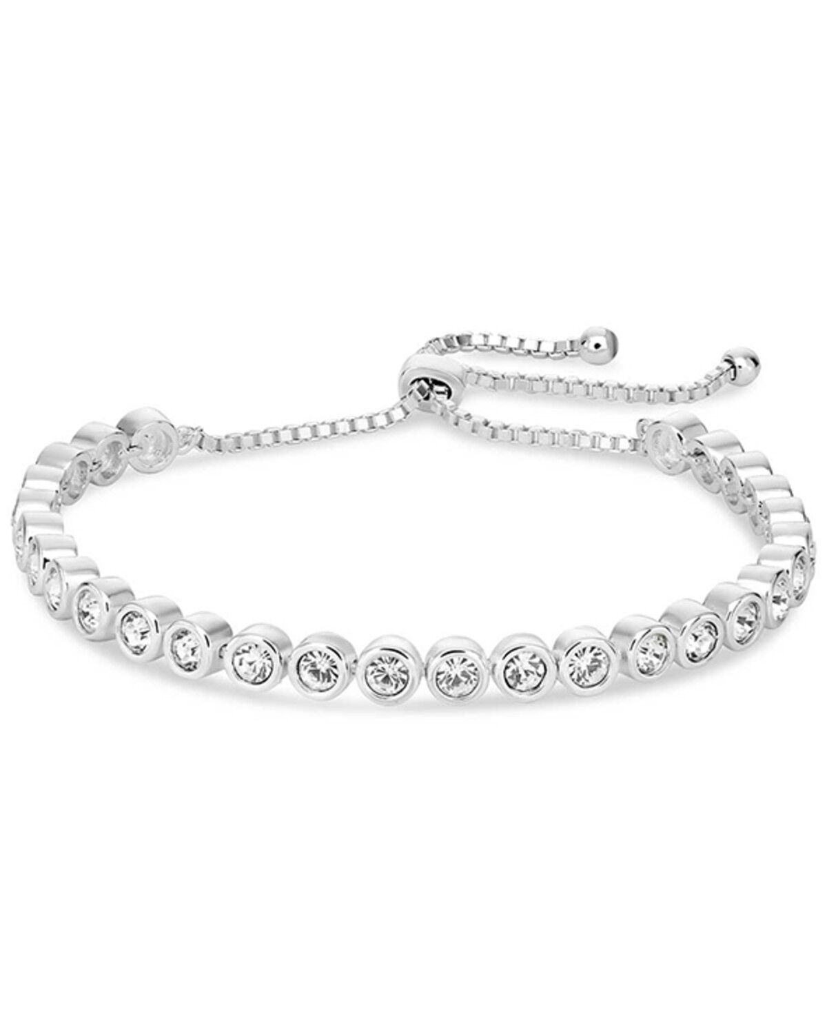Image #1 - Montana Silversmiths Women's Starry Night Crystal Bracelet, Silver, hi-res