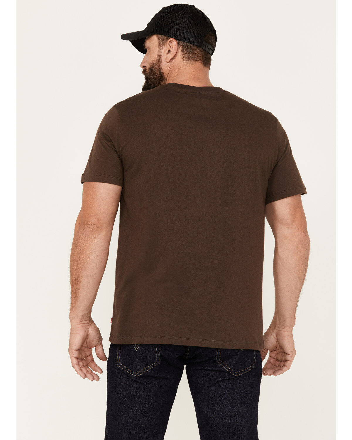 Image #4 - Levi's Men's Logo Graphic Short Sleeve T-Shirt, Dark Brown, hi-res