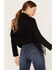 Image #4 - Shyanne Women's Crop Fringe Faux Suede Jacket, Black, hi-res