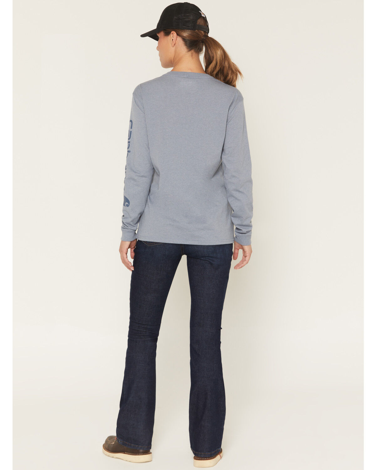 Image #3 - Carhartt Women's Tiller Stretch Denim Jeans, Dark Wash, hi-res