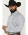 Image #2 - Cinch Men's Stripe Print Long Sleeve Button-Down Western Shirt, Multi, hi-res