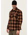 Image #2 - Lucky Brand Workwear Men's River Plaid Print Long Sleeve Button-Down Flannel Work Shirt, Chocolate, hi-res