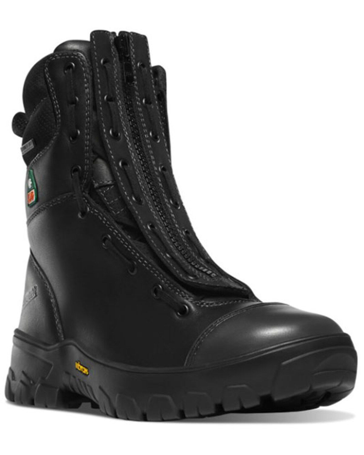Image #1 - Danner Men's Modern Firefighter Work Boots - Composite Toe, Black, hi-res