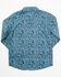 Image #3 - Cody James Toddler Boys' Lasso Paisley Print Long Sleeve Snap Western Shirt , Blue, hi-res