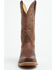 Image #4 - Justin Men's Frontier Cowboy Town Bay Performance Western Boots - Square Toe, Brown, hi-res